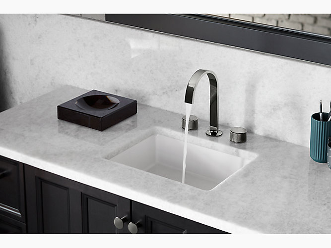 Verticyl Undermount Rectangular Sink K 2882 Kohler - What Sizes Do Undermount Bathroom Sinks Come In